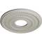 Ekena Millwork Valeriano Ceiling Medallion (Fits Canopies up to 6 1/4"), 12 1/8"OD x 3 5/8"ID x 3/4"P, Pot of Cream CM12VAPCF - alternate 2